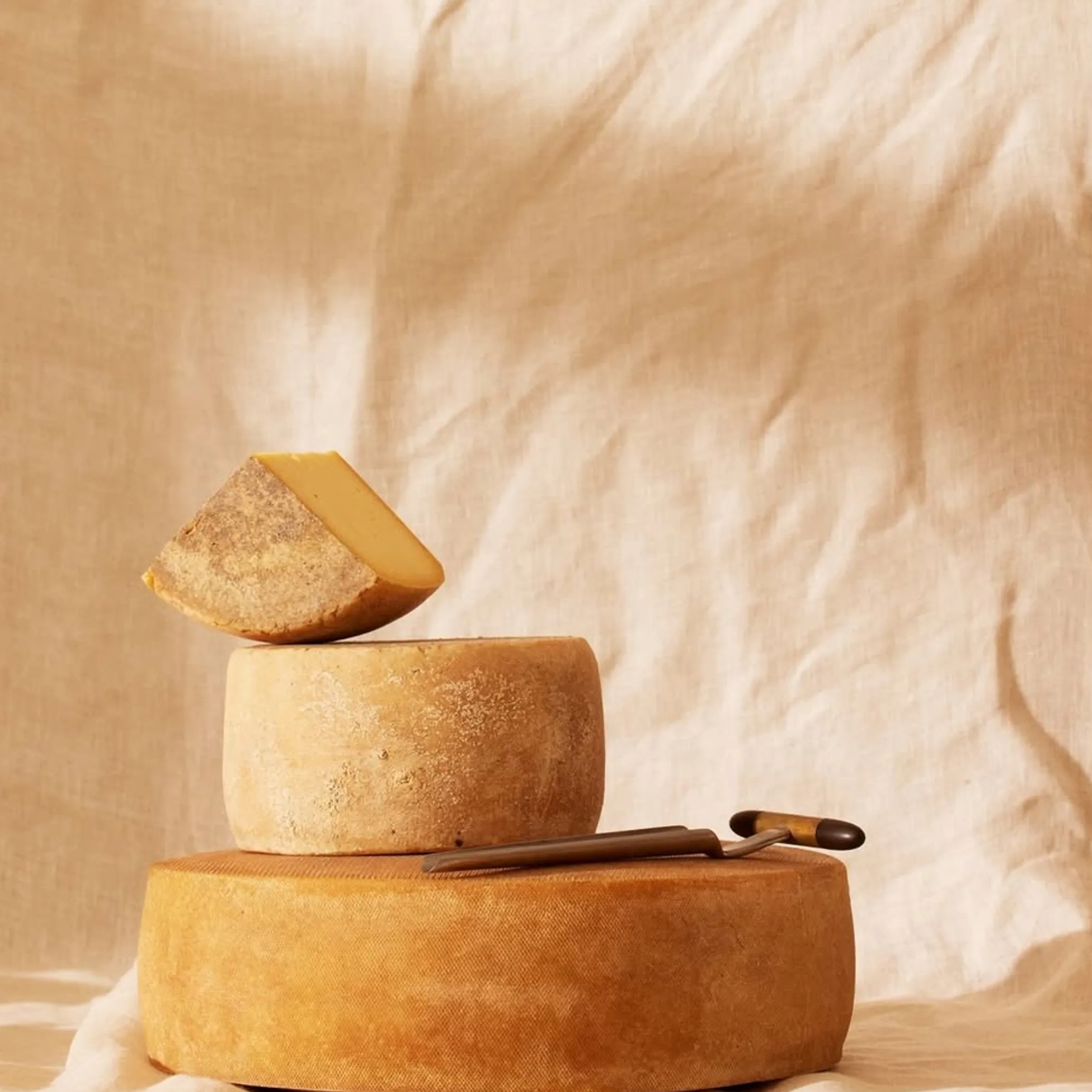 locally crafted cheese platter